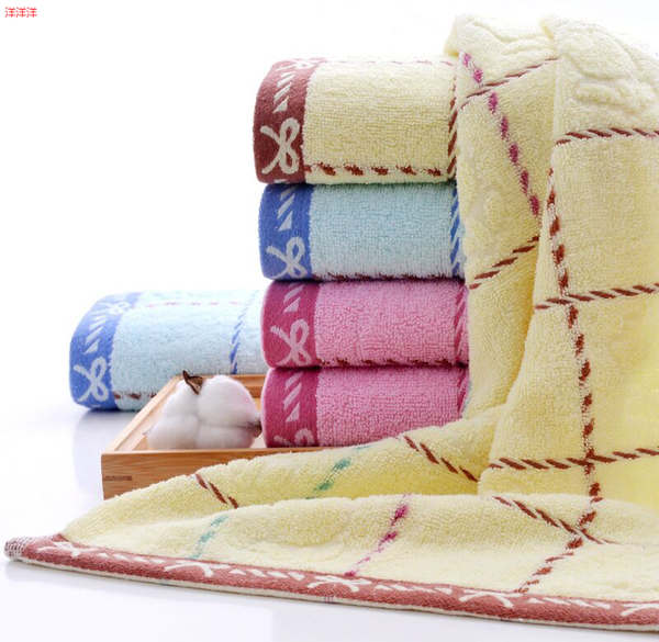 

bamboo cotton face towel soft 34x74cm 3-color thick beach towel with high water absorption and antibacterial 3 pieces