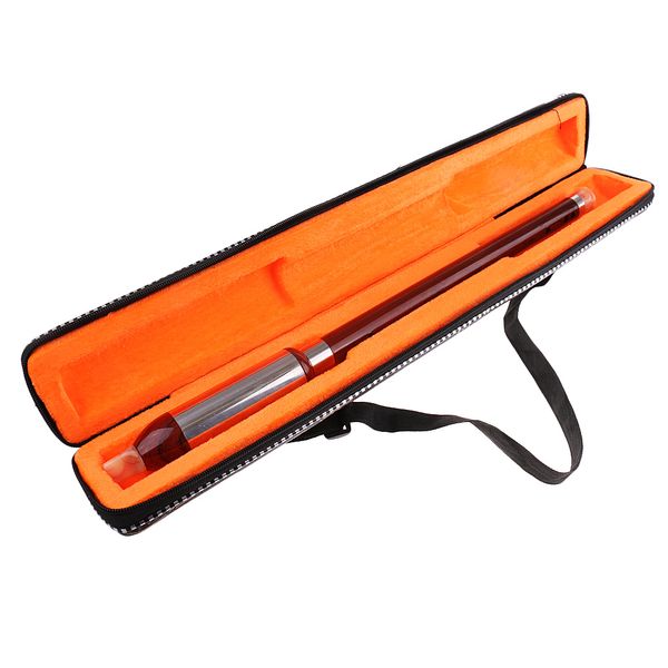

chinese vertical playing flute bawu pipe f tone bau detachable folk musical instrument for beginner with storage box