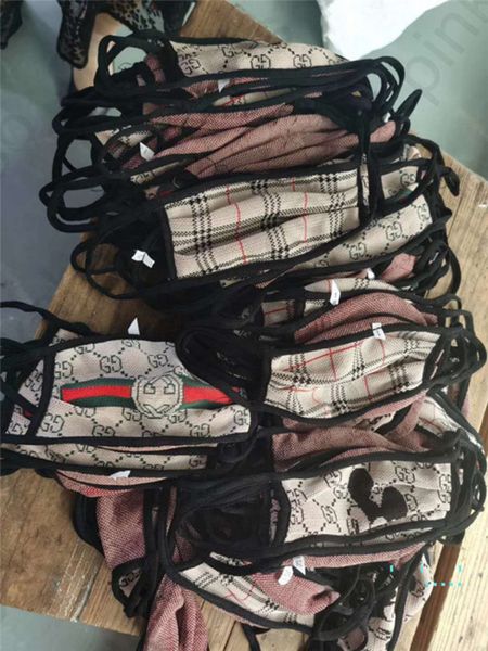 

2020 luxury face mask letter print mouth-muffle breathable masks reusable washable cycling outdoor designer mask respirator e33101