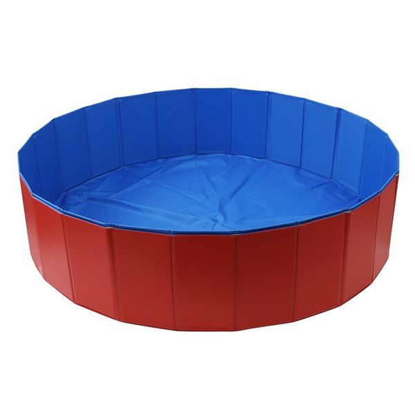 

eleg-foldable pet swimming pool bathing tub bathtub dog cats washer in safe pvc