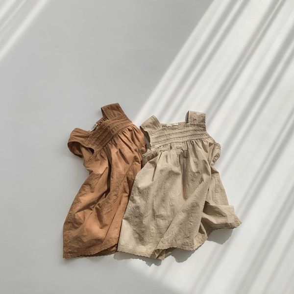 

owligbaby 2020 girls dress cotton sleeves children clothes dress wholesale, Red;yellow