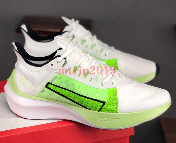 

2019 Новые Мужские Zoom Graviety Fly Кроссовки Дизайнер Женщины Черный Белый Зеленый Дышащ