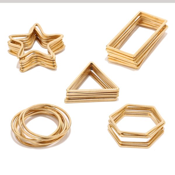 

40pcs/lot stainless steel teardrop earring findings components waterdrop heart triangle charms connectors for earrings making, Blue;slivery