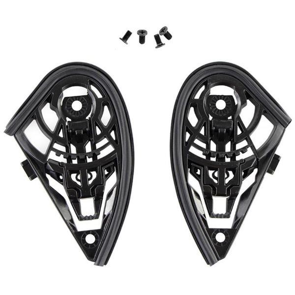 

durable lens shield gear base plate motorcycle helmet plastic tool with screws left right practical visor for k4 k1 sv k5