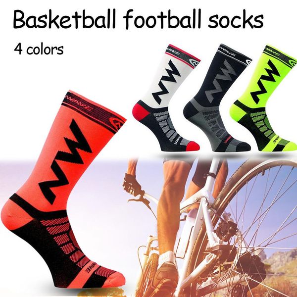 

summer men's cycling sport socks bike riding socks breathable outdoor running socks sports sock fit for 39-45, Black