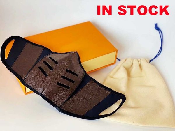 

дизайнерские наполовину модные монограммы печати рот охватывает оставаться в безопасности в стиле мужчины и женщины маска для лица с коробко