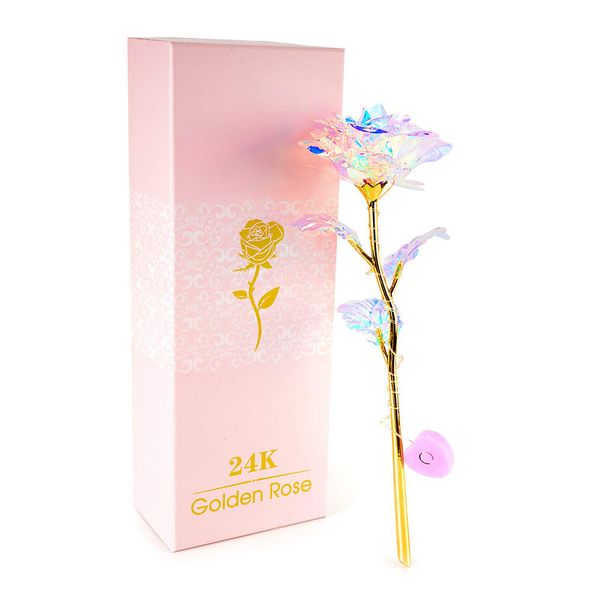 

24k romantic galaxy rose gift for friends valentines birthdays wedding anniversary for valentine's day gift