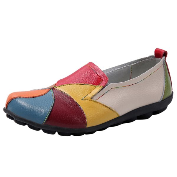 

women's large size ethnic style color matching soft sole shoes shoes, Black