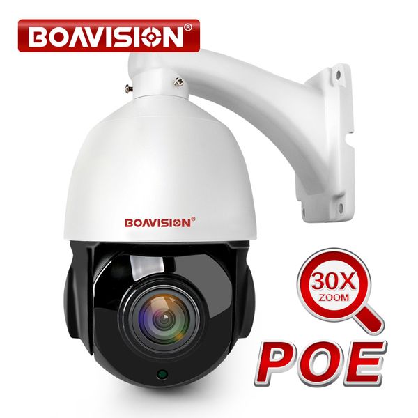 1080P 2MP PTZ IP-камера POE 30X ZOOM Водонепроницаемые 4MP 5MP Мини купольная камера Открытый ИК 50M CCTV камеры безопасности 48V POE