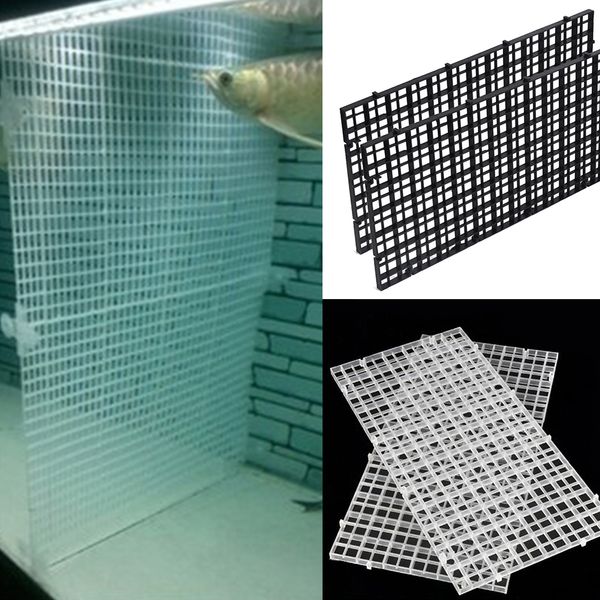 

2pcs/lot aquarium grid divider isolate tray egg crate fish tank filter bottom