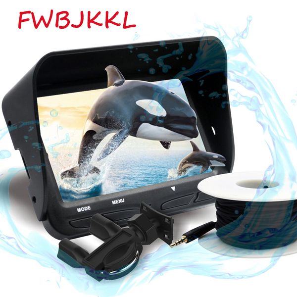 

30m wired fish finder underwater fishing camera 4.5 inch monitor 6pcs lnfrared night vision led waterproof fish finder detector