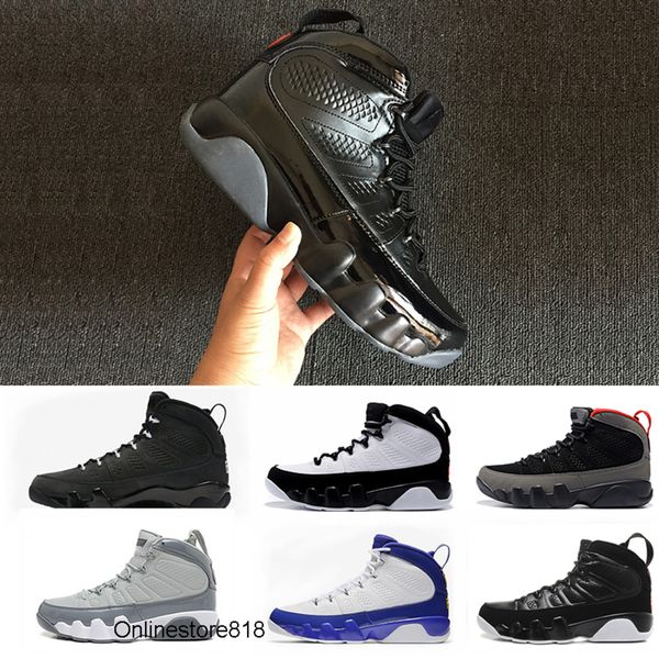 

9 ix bred la basketball shoes men anthracite high black white cool grey sneakers trainer athletics boots 9 outdoor shoes 41-47