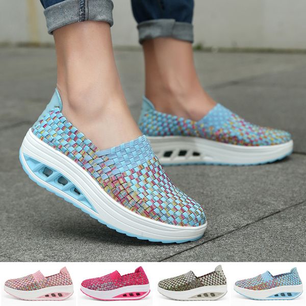 

women casual shoes height increasing breathable outdoor sneakers light weight walking shoes