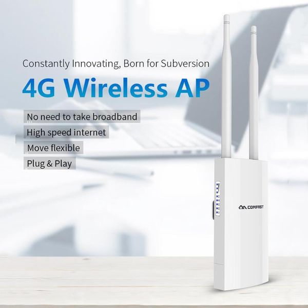 

comfast cf-e5 high speed outdoor 2.4g lte wireless ap wifi router plug and play 4g sim card portable wireless router wifi
