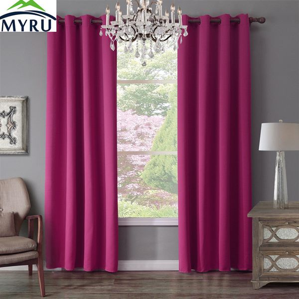 

myru fashionable dark pink window cutains 4 sizes curtains for home windows using