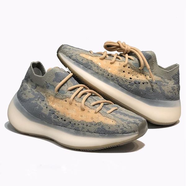 

2020 kanye west 380 mist non reflective alien running shoes correct version big size 36-46 designer shoes, White;red