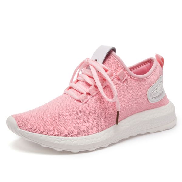 

shoes woman sneakers flat casual shoes mesh 2018 spring fashion new thick bottom flying woven breathable designer luxury, Black