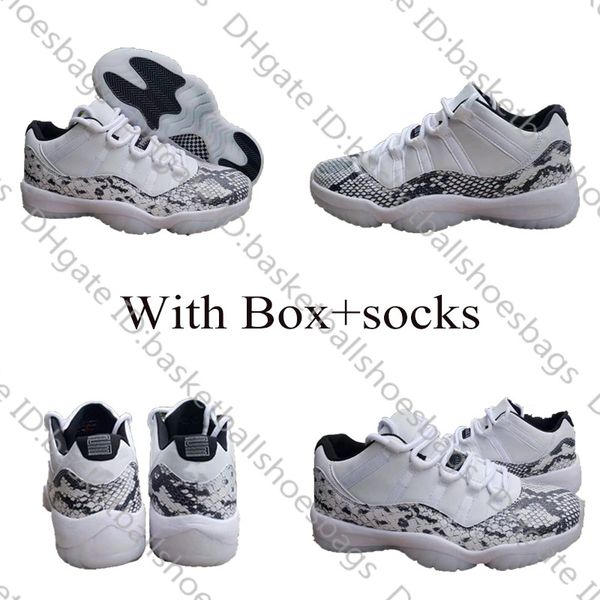 

luxury cut sneaker j11 low basketball shoes grey white snakeskin men sports sneaker pure original shoes sport shoes factory