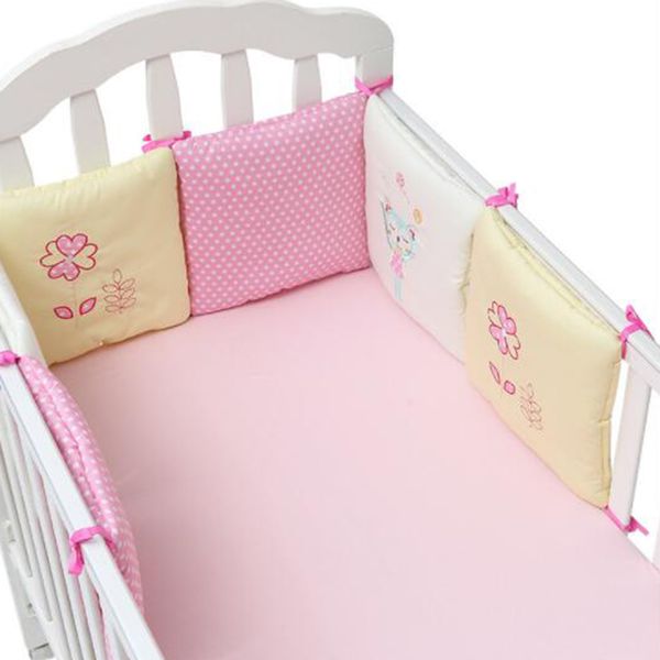 

6 pieces / each crib protection mat crib fence fence baby bedding set slide rail