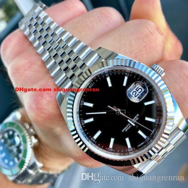 

9 цветов роскошные мужские часы classic series 41mm 126334 datejust черный индекс zifferblatt 2813 механизм с автоподзаводом юбилейная сталь, Slivery;brown