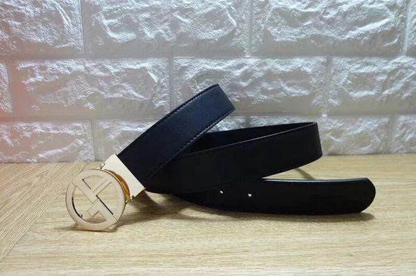 

new fashion mens business belts ceinture automatic buckle genuine leather belts for men waist belt, Black;brown