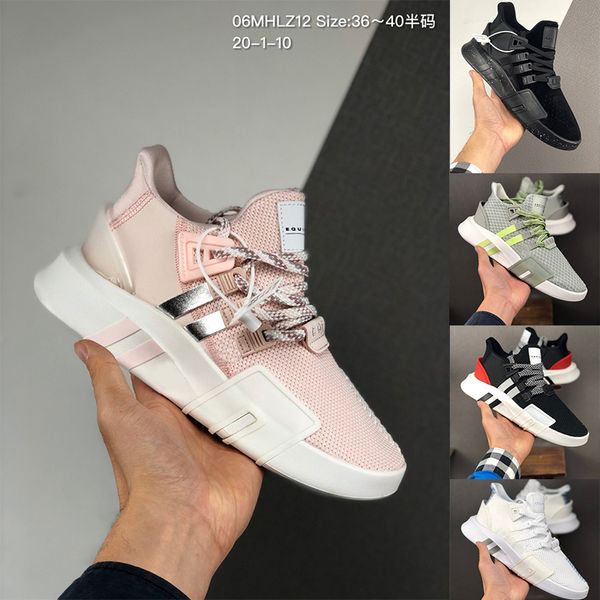 

with box eqt bask support future 93 17 triple white black pink mens women sport shoes sneakers running knit chaussures designer trainers