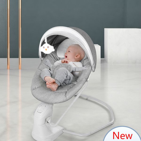 

fashion baby electric rocking chair bouncer musical swing with plug adapter