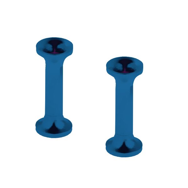 

1 pair 316l stainless steel ear flesh tunnels plugs expander ear gauges, Slivery;golden