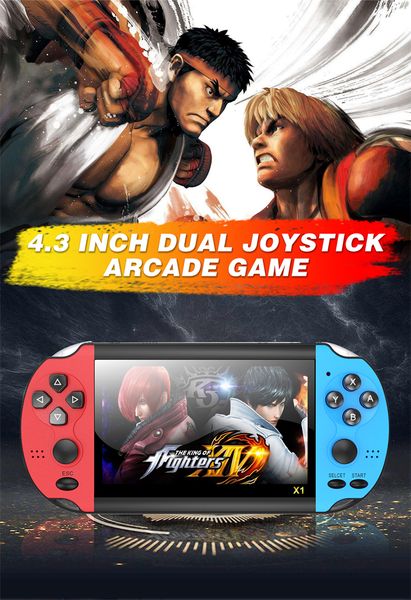 

data frog 4,3 / 5-дюймовый двойной rocker ручной игровой консоли поддержка тв-выход x12 ретро портативный игровые приставки