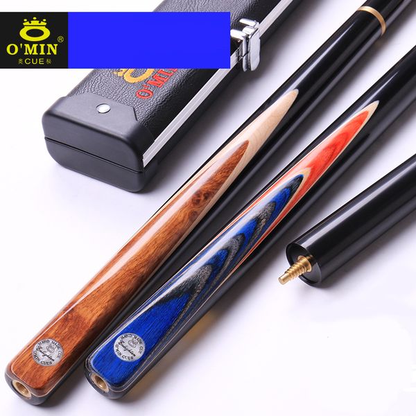 

o'min billiard cues snooker cue 9.8mm tip with case high-end ash professional handmade billiards snookers for black 8