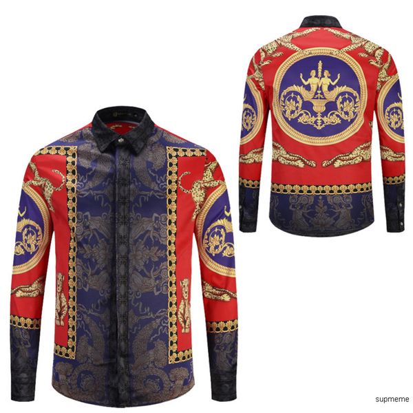 

mens versace мода мужская дизайнер италия дизайнер мужские повседневные рубашки slim fit смокинг рубашки мужские рубашки с длинными рукавами, White;black