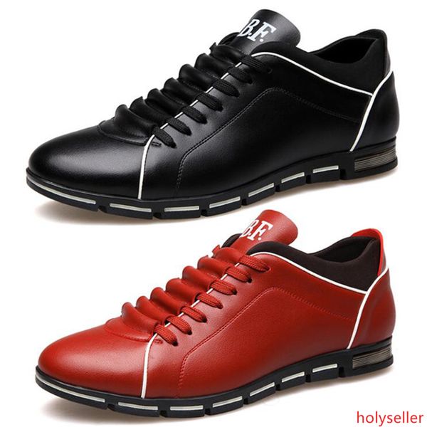 

2020 wholesale men shoes black wine red brown fashion designers casual shoes dropshipping size 39-44 item 21