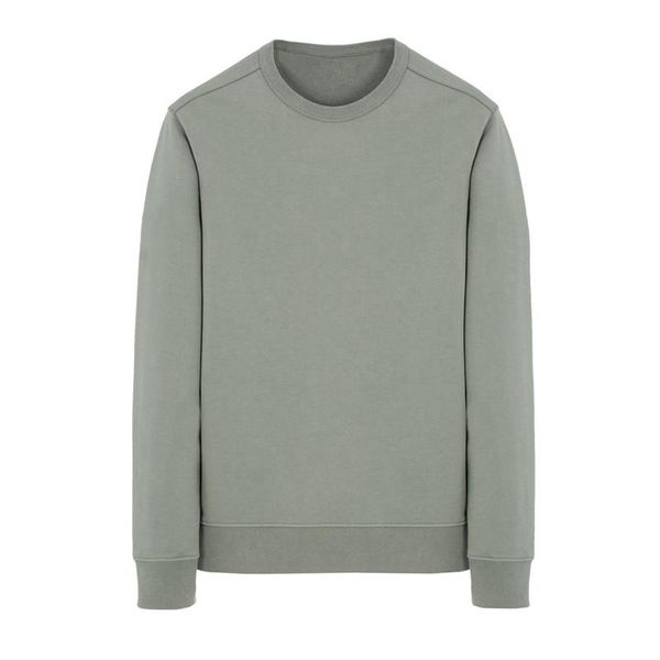 

19ss 62751 crewneck толстовка t0pst0ne с длинным рукавом футболка простой сплошной толстовка мода пуловер свитер спортивная улица hflswy293, Black