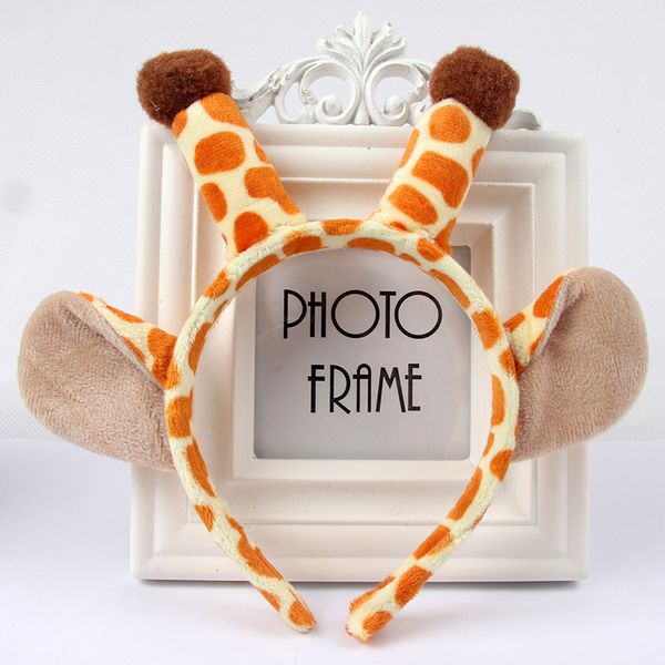

horn giraffe headband with merry christmas headband decoration kids gift children girls birthday party hair accessories