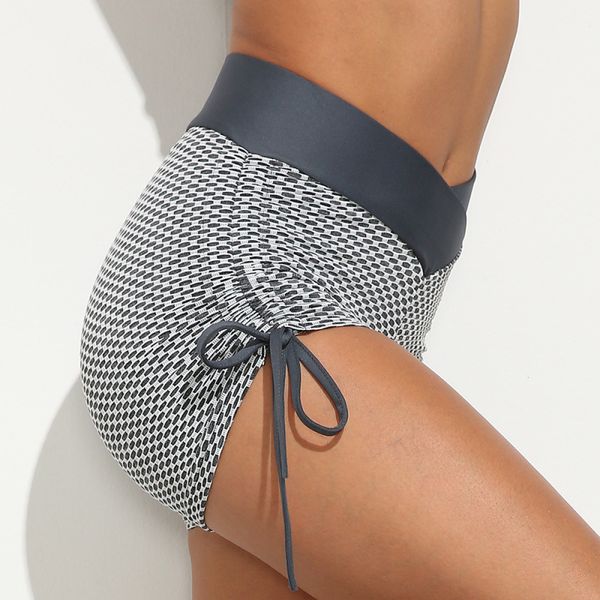 

women's high waist sports short workout running fitness leggings female yoga shorts gym yoga leggings sports short pants 2020, White;red