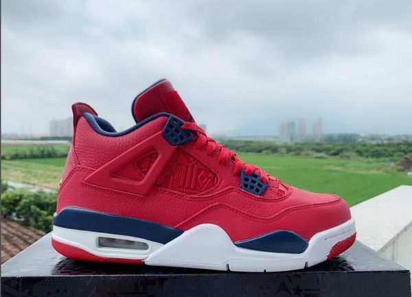 

2019 Новые Мужская обувь высокое качество Спорт на открытом воздухе 4 ФИБА кроссовк