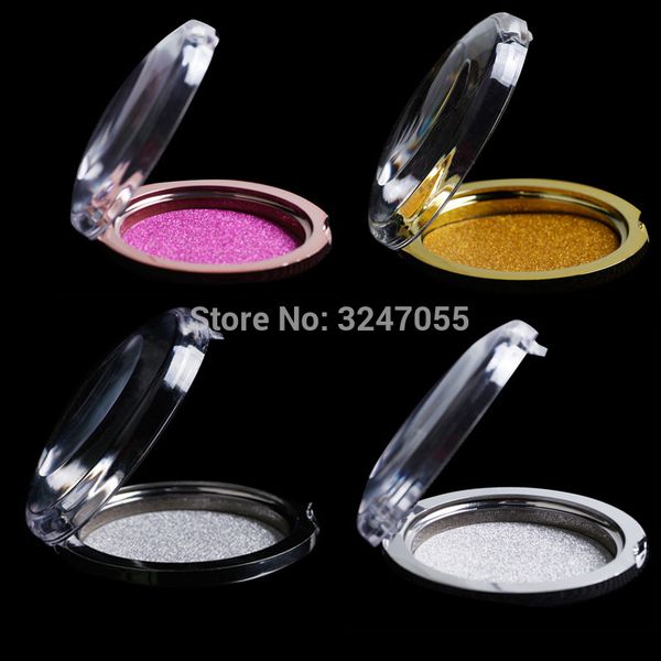 

30/50pcs empty cosmetic fake eyelashes storage box, silver/gold/black/rose gold packing case for false eyelashes,eye beauty tool