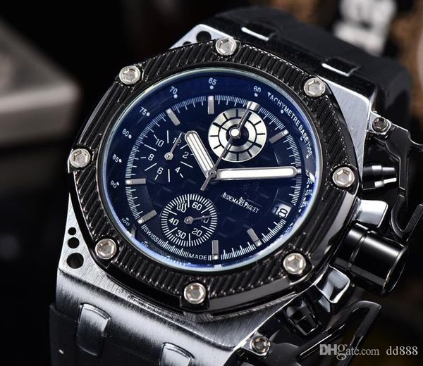 

2019 all subdials work watch mens women stainless steel quartz wristwatches satch watch watch relogies for men relojes gift, Slivery;brown