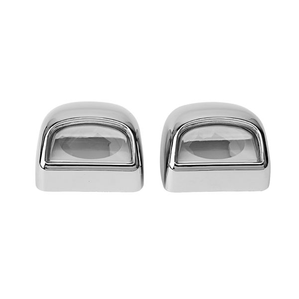 

for 99-07 silverado sierra 00-06 suburban rear bumper license light chrome set