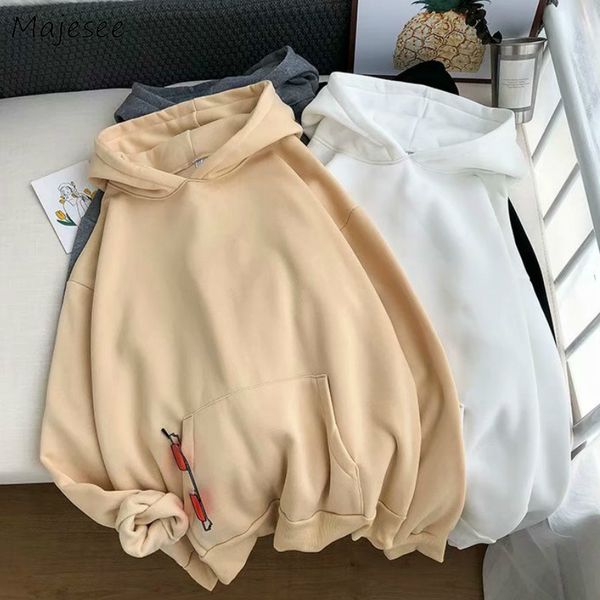 

толстовка мужчины harajuku streetwear негабаритные черный толстовки мужские толстовки простой все совпадение корейский стиль мужчины толстые, Black