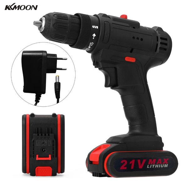 

kkmoon electric cordless impact drill screwdriver high-power wireless rechargeable electric screwdriver diy power tools