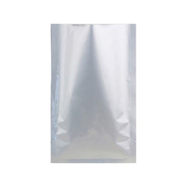 

100pcs/lot-7size big size heat seal pure foil bag 3 sides flat bag vacuum foil sealed snack nuts sugar packaging bags