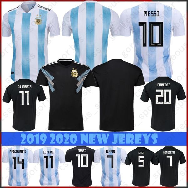 

2020 Argentina Top Quality Jerseys Home soccer Shirt 19 20 Copa America 10 MESSI 9 AGUERO 21 DYBALA 22 LAUTARO football Jerseys