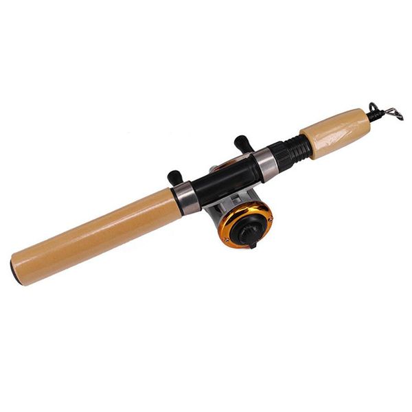 

dragonpad winter ice fishing rod metal resin mini fishing pole lightweight rod