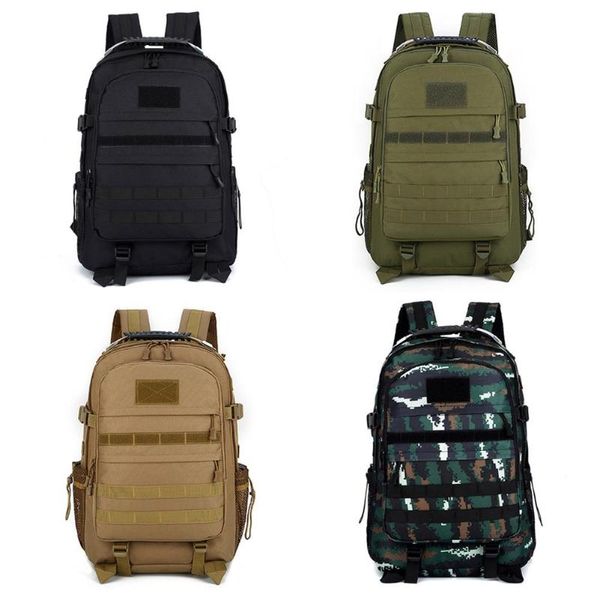 

durable outdoor bags portable wear-resistant waterproof riding backpacks camping molle knapsack large nylon climbing rucksack