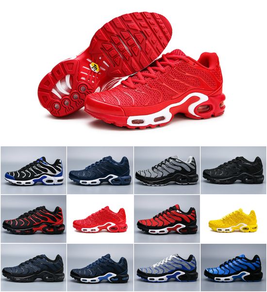 

2019 new designs original tn shoes fashion mens chaussures air tn requin sports trainers zapatillaes vapors plus mercurial tn kup sneakers, Black