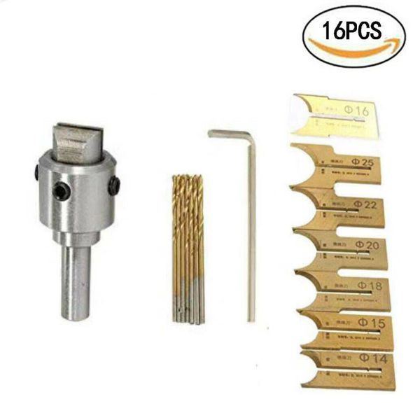 

new 10/16pcs pattern wooden bead maker beads drill bit milling cutter set tool kit new household accessories