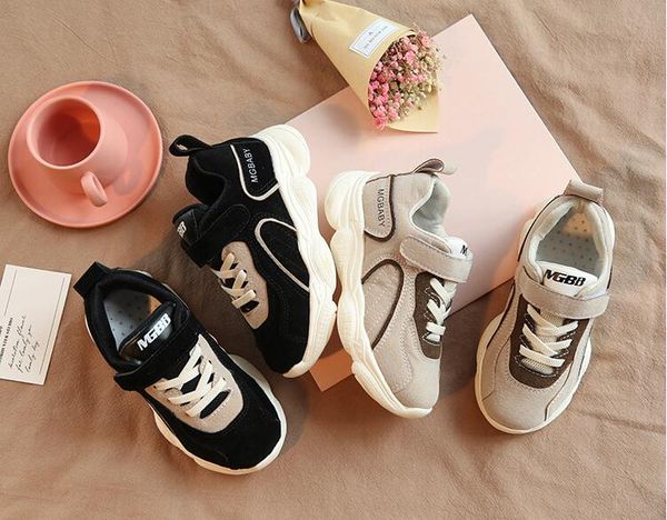 

kids shoes boys casual children sneakers for boys leather fashion sport kids sneakers 2019 autumn winter children shoes for boy, Black;red