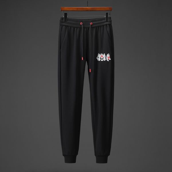 

мужские дизайнерские tracksuit jogger мужские марка брюки теплые зимы осени две пьесы мода o-образным вырезом письмо печати мужская одежда р, Gray