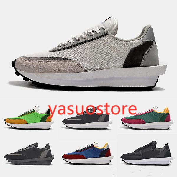 

new casual shoes sacai ldv waffle daybreak trainers mens sneakers for women designer tripe s sports running shoes, Black